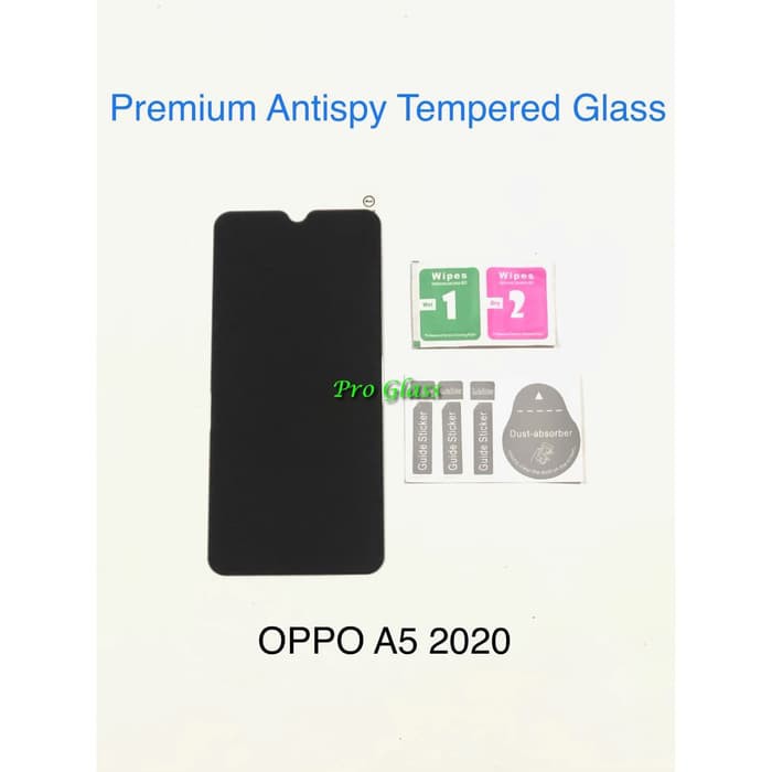 OPPO A5 2020 Privacy Anti Spy / Antispy Premium Tempered Glass