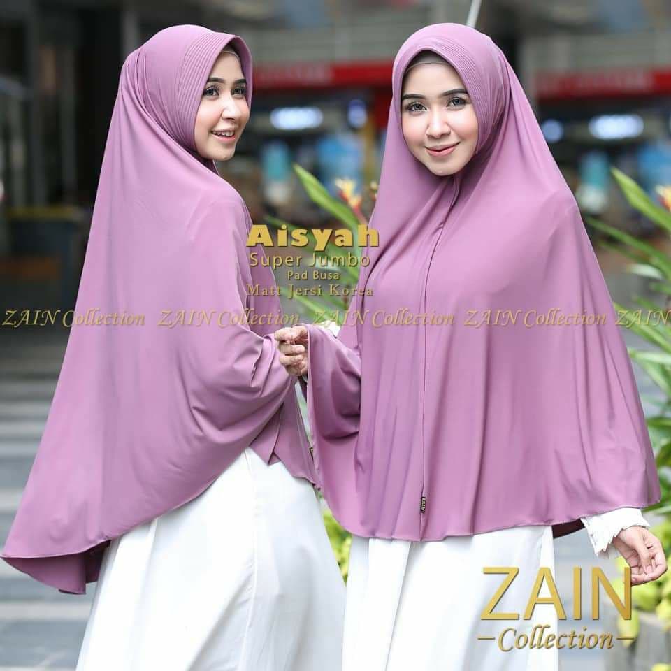 Hijab Syari Jumbo Polos Jilbab Super Jumbo Jersi Original GJM || Jilbab Instan Jumbo Polos