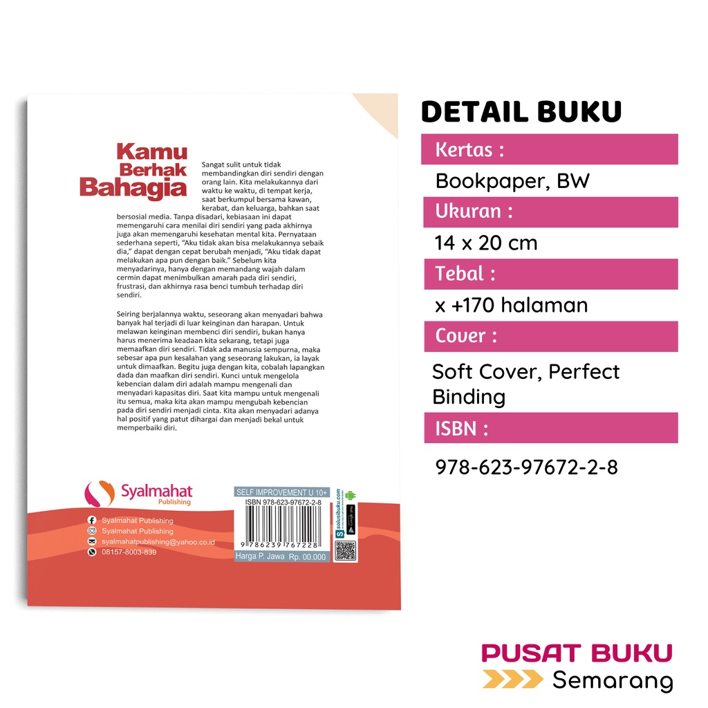 Buku Psikologi Motivasi Kamu Berhak Bahagia Pengembangan Diri Self Improvement Inspirasi-2