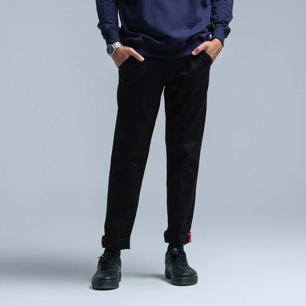 s JB Long Chino Basic Black