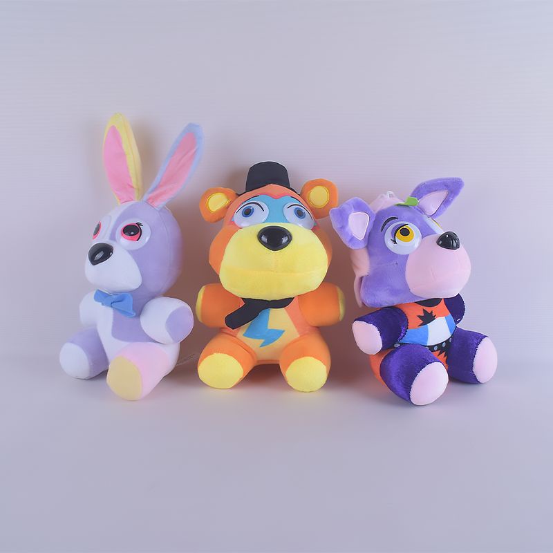 Mainan Boneka Stuffed Plush Kartun Anime Five Nights At Freddy 's FNAF Freddy Bonnie 4 &quot;Untuk Koleksi / Hadiah Anak