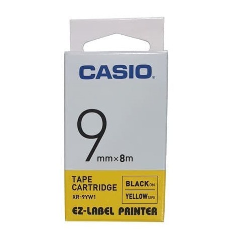 Pita / EZ Label Tape Printer Casio 9 mm Refill EZ Label XR 9 XR-9YW1