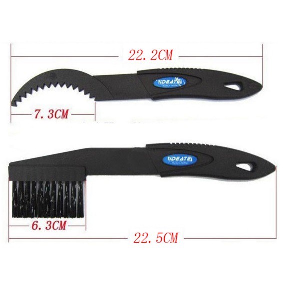 IDEATE Bicycle Chain Cleaning Brush / Sikat Pembersih Rantai Sepeda - YQ012 - Black Keren