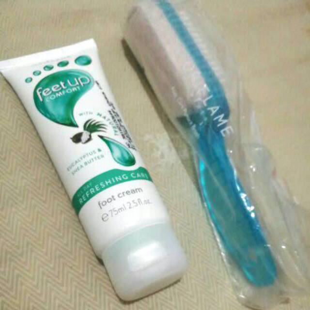 Foot Cream Feet up Oriflame free Foot Brush