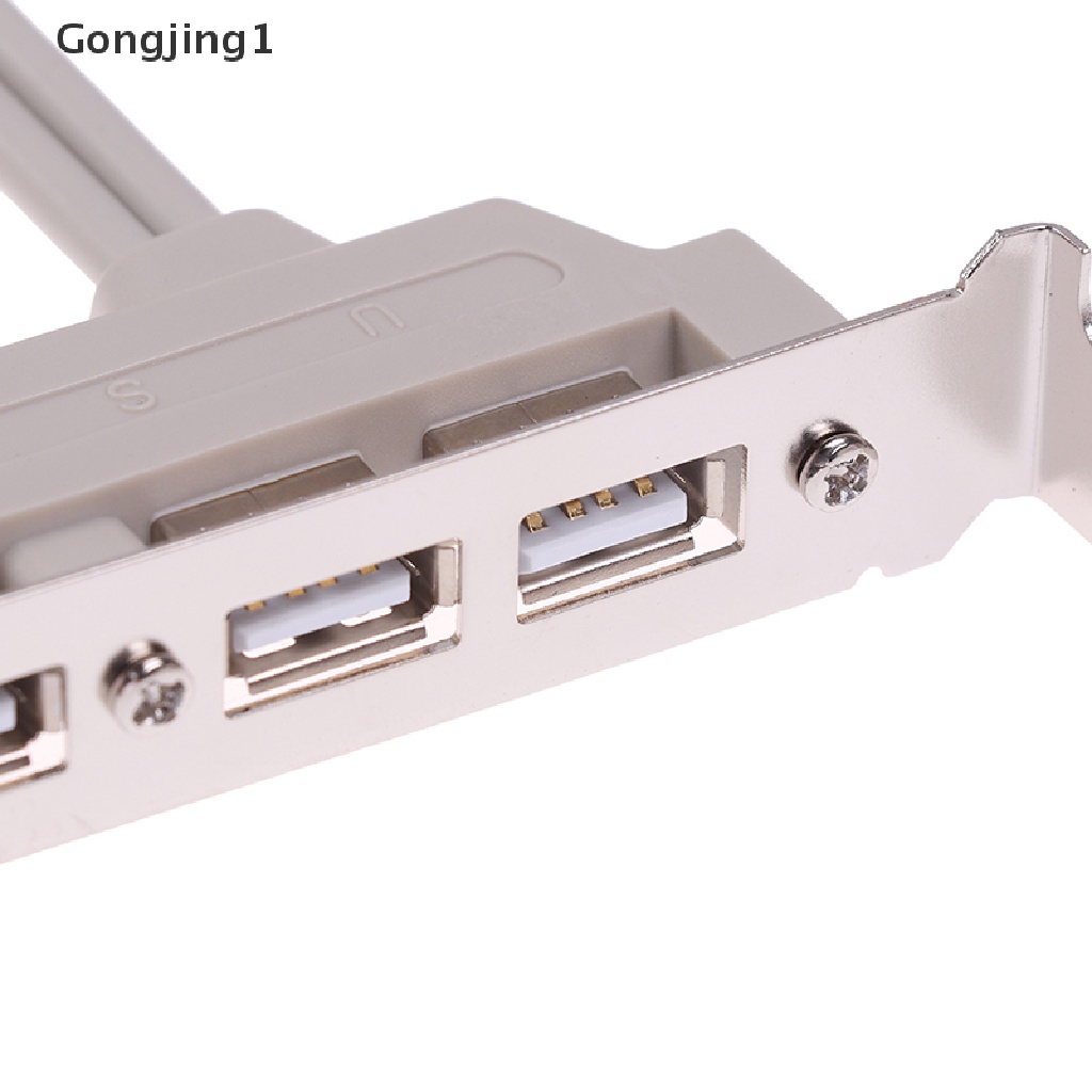 Gongjing1 Kabel Extension 4 Port USB 2.0 Ke 9 Pin Untuk Panel PC