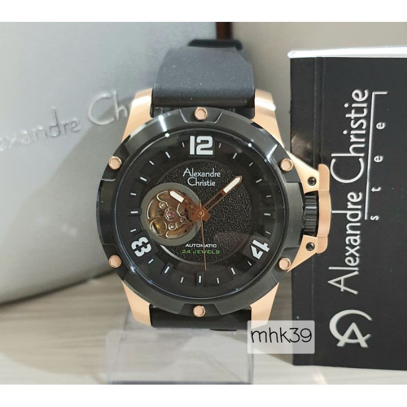 JAM TANGAN PRIA ALEXANDRE CHRISTIE AC6295MA RG HITAM