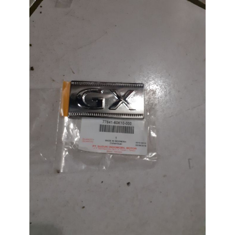 emblem bagasi GX suzuki apv arena