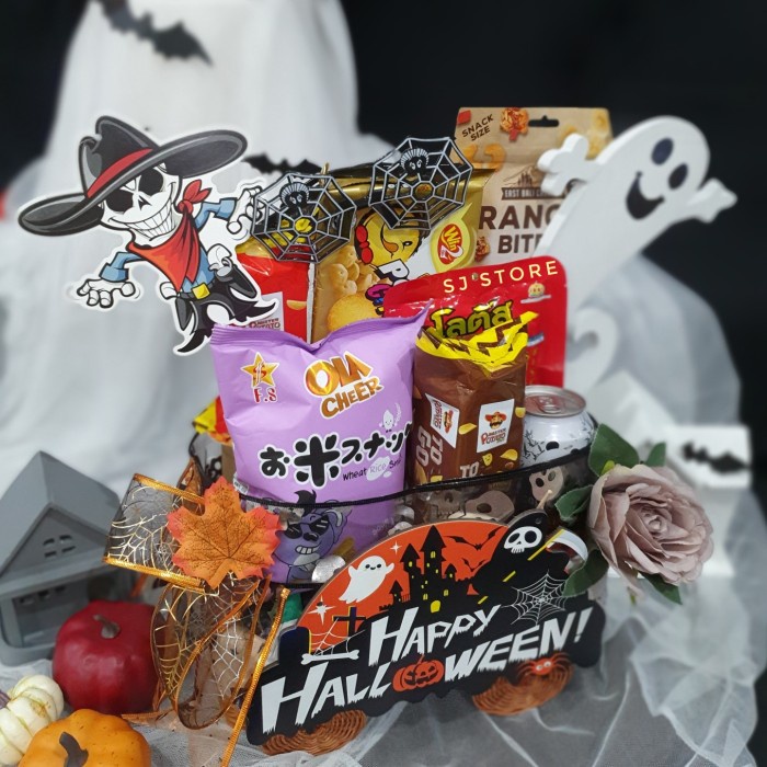 

dekorasi hiasan meja hampers halloween party decoration 15