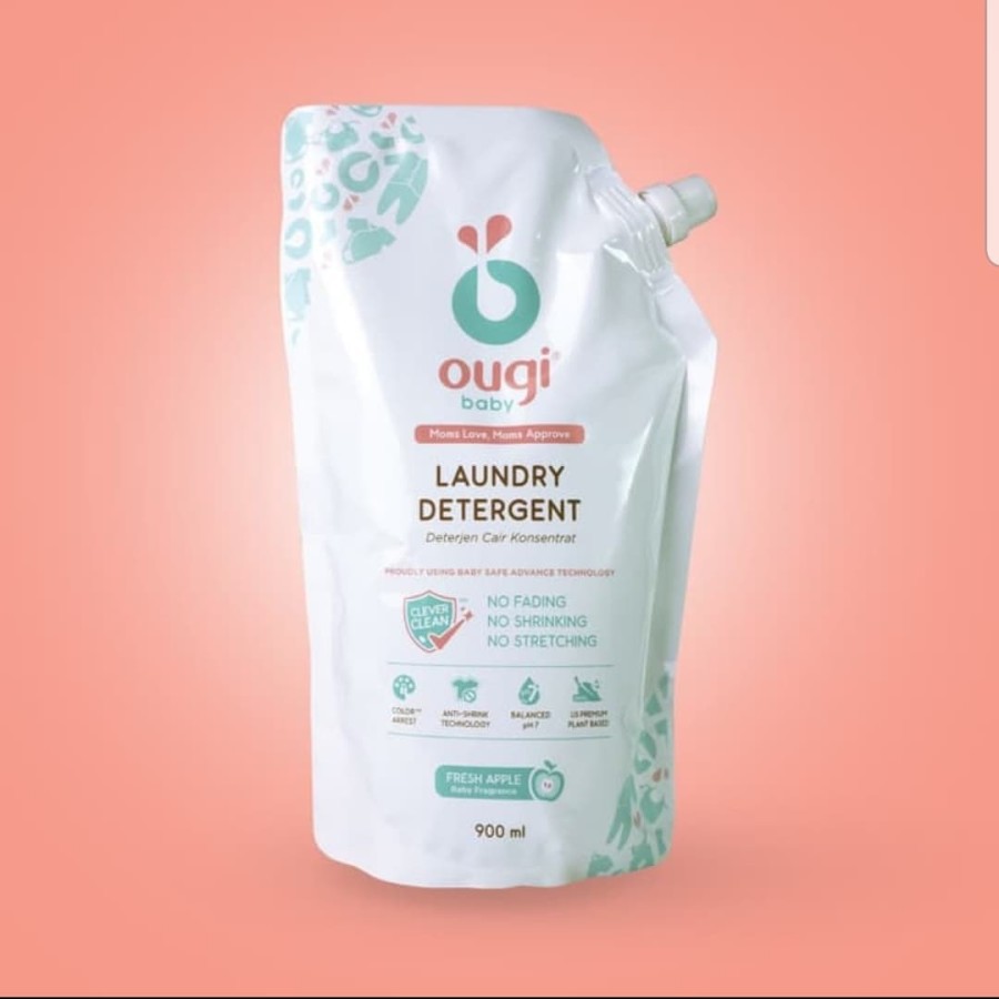 OUGI BABY LAUNDRY DETERGENT REFILL 900ML