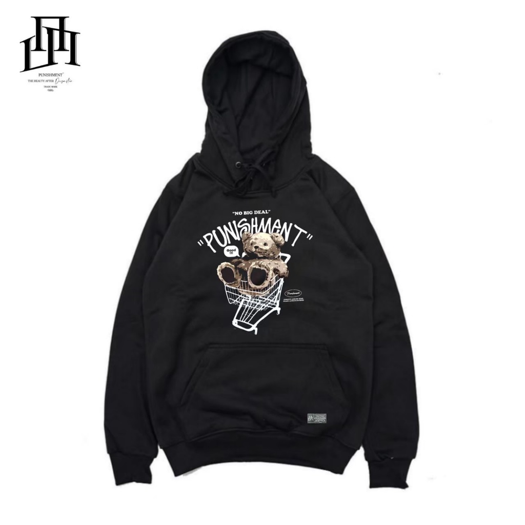 Jaket Sweater Hoodie PUNISHMENT BEAR – Fashion Trendy Casual Unisex Good Brand Quality 99% Realpict
