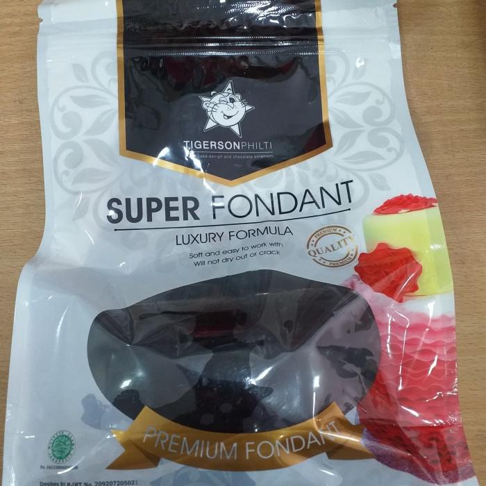 

ICING SUPER FONDANT HITAM TIGERSON 1KG