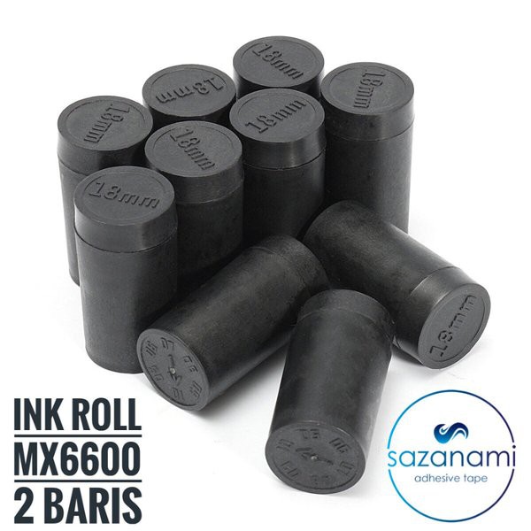 

INK ROLLER 18MM TINTA LABEL HARGA TINTA HITAM PRICE LABEL MX6600 18MM