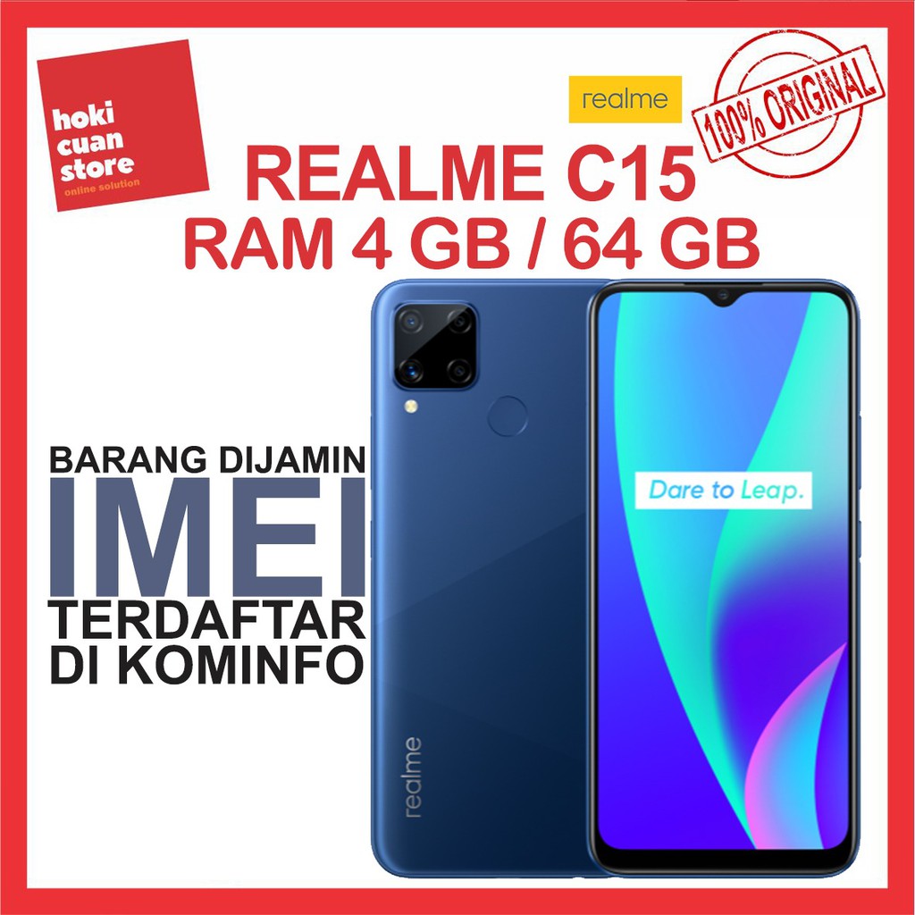Realme C15 Ram 4gb Rom 64gb Garansi Resmi Realme Indonesia Shopee Indonesia