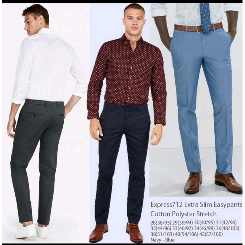 Celana Formal Slimfit Pria Celana Kantor Celana Kerja Original Branded