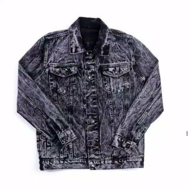 Jaket Jeans JUMBO 4XL BEST SELLER!!! JAKET JEANS PRIA TERB Gakuran Genji Crows Zero Su F Bandung Cowok