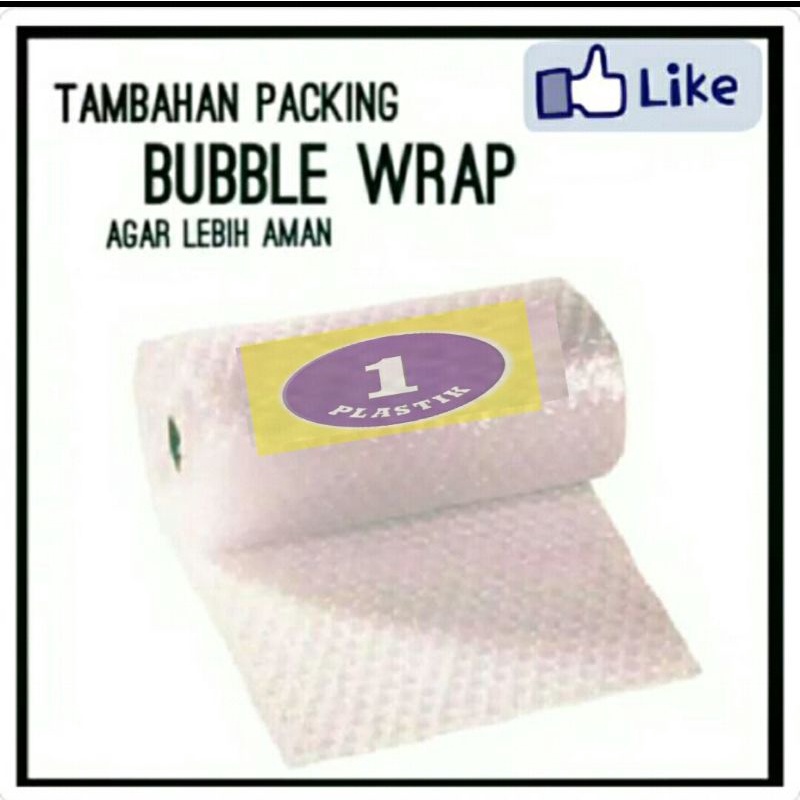 

Tambahan bubblewrap untuk packing