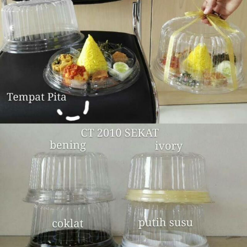 Mika Tumpeng Sekat CT2010 isi 10set/mika tumpeng mini sekat 8