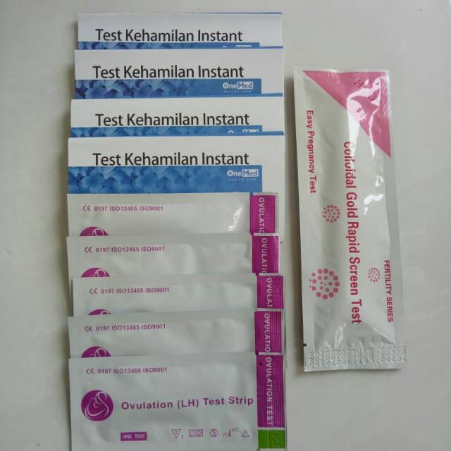 Paket Testpack Alat Test Masa Subur / Testpack Tes Kehamilan Instant