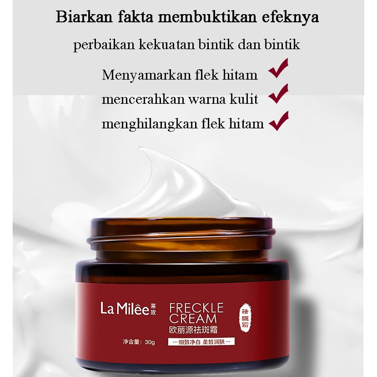 Hight whitening salep flek hitam 30g penghilang flek hitam di wajah white neng cream flek hitam krim bintik Perbaikan bekas luka dan bintik-bintik secara permanen dan efektif