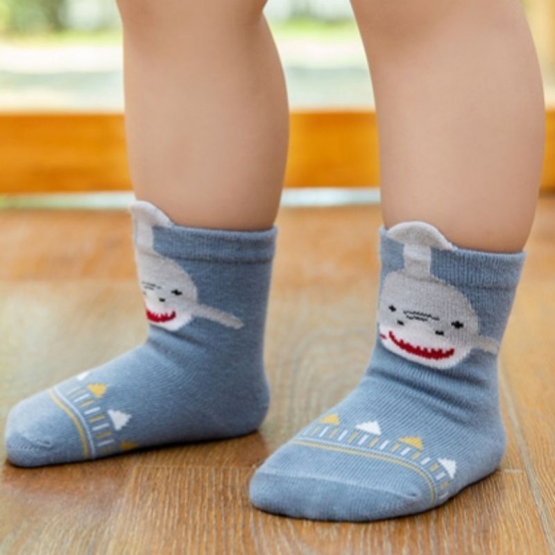 Kaos Kaki Bayi Robibabi style fashion korea motif karakter Animal Anti Slip Import