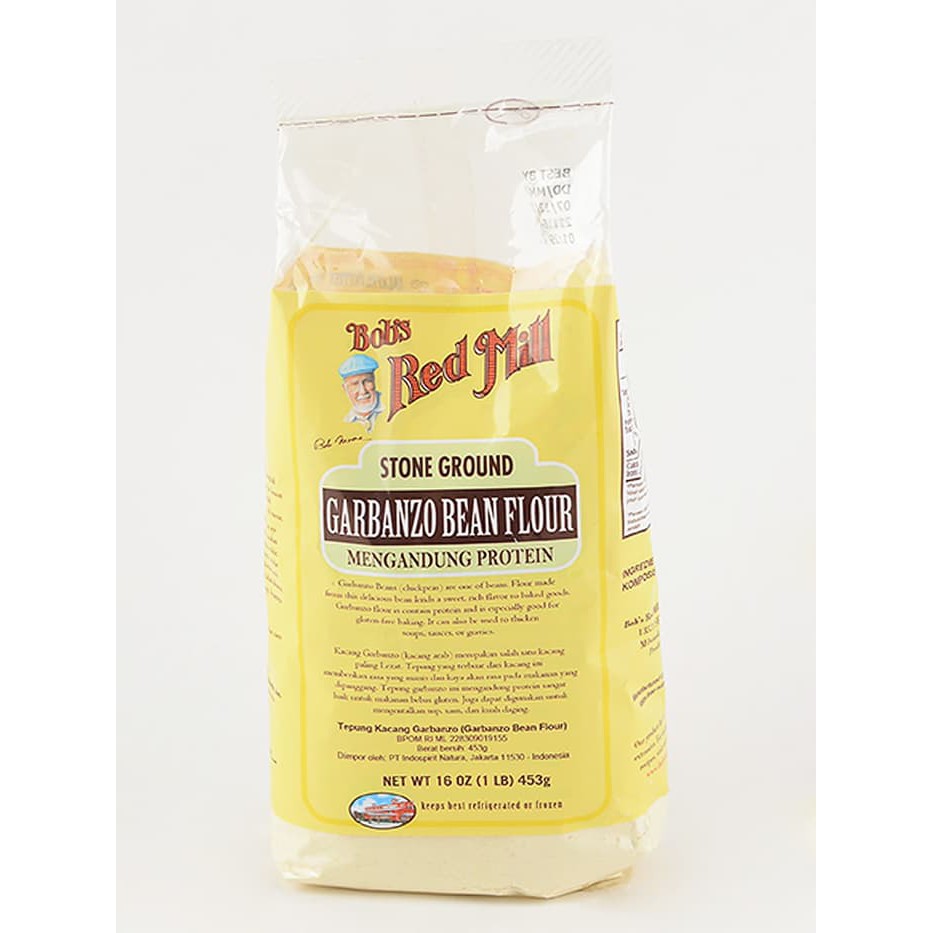 

Bob's Red Mill Garbanzo Bean Flour Gluten Free 453 gr /Sumber Protein