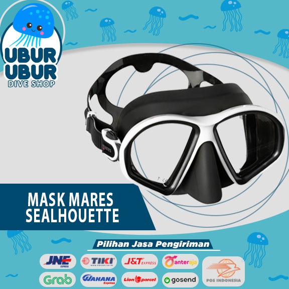 Mask Mares SEALHOUETTE - Kacamata Selam - Masker Diving - Snorkeling - SCUBA