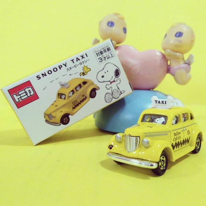 '+'+'+'+] Tomica Universal Studios Japan Snoopy Taxi Yellow Cab Co