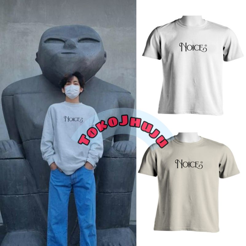 (Versi) Kaos T shirt BTS V Kim Taehyung Noice print