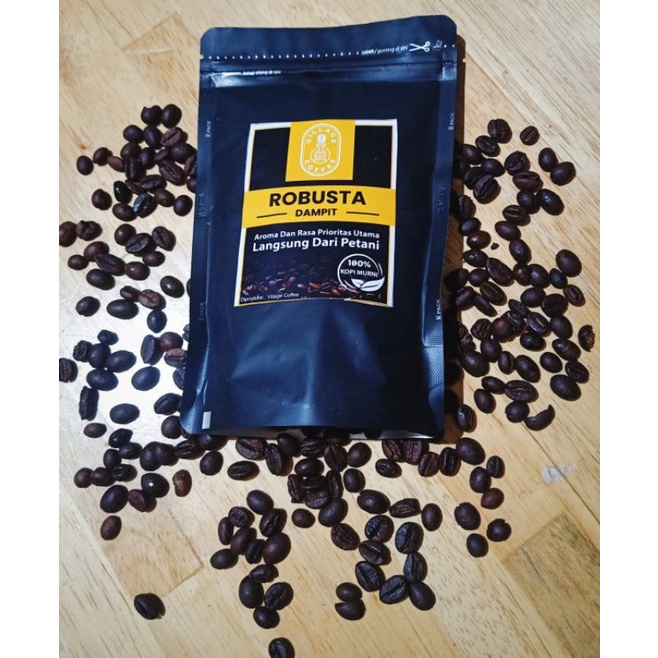 

kopi robusta dampit, bubuk kopi murni 100% kemasan premium 1kg