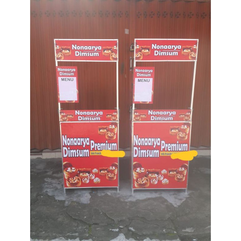 Paket lengkap usaha premium dimsum booth bisa dilipat