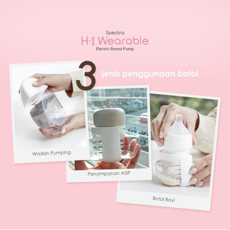 NEW!!! Spectra H1 Lite Wearable Electric Breastpump | Pompa Asi Elektrik Handsfree