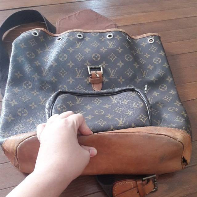 Preloved Tas Lv kulit asli Murah