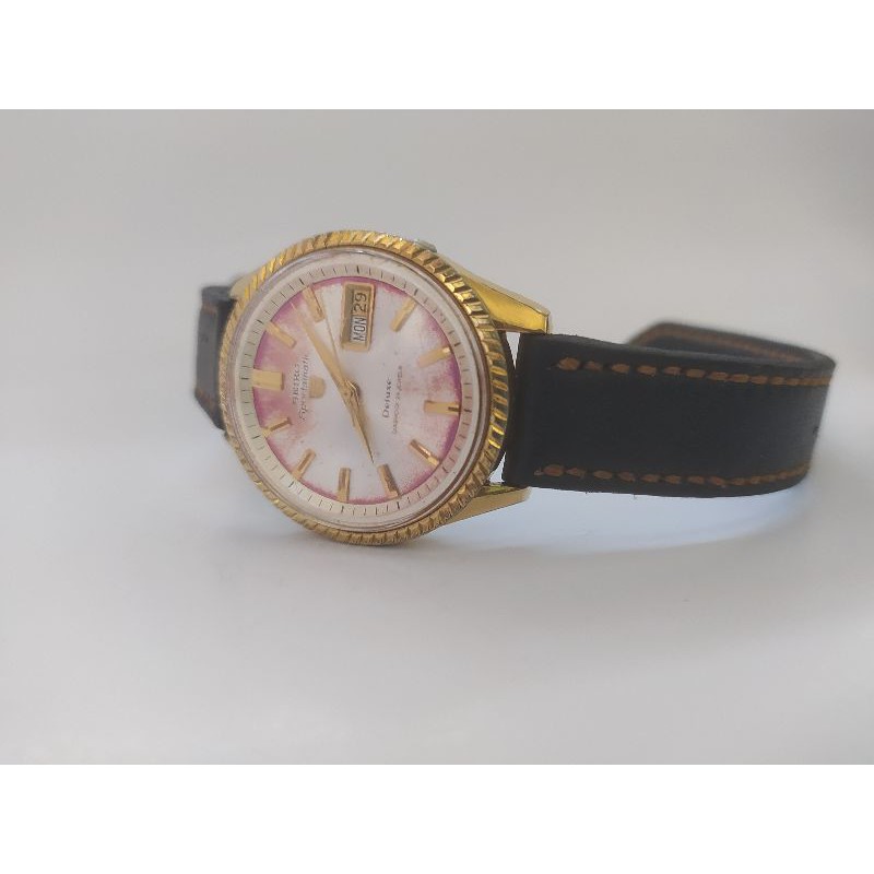 jj02078 jam tangan second original seiko 5 sportmatic deluxe 7619-7040