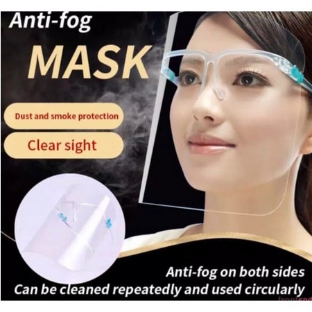 FACE SHIELD KACAMATA FACE SHIELD NAGITA  PELINDUNG WAJAH MUKA MASK ANTI FOG CLEAR SIGHT NEWEST