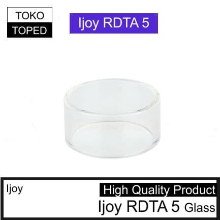 koleksi tabung bahan kaca Ijoy RDTAx 5 Replacement | warna glass bening