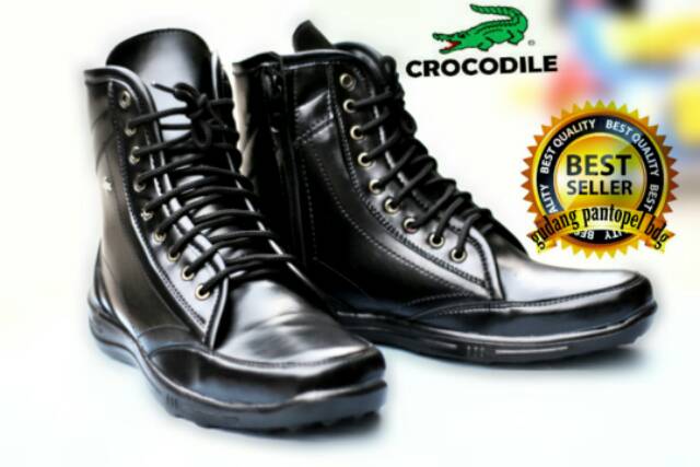 Sepatupria CROCODILE SWEDIAN / Sepatu Kerja Kantor Berkualitas Best Seller MURAH Hitam