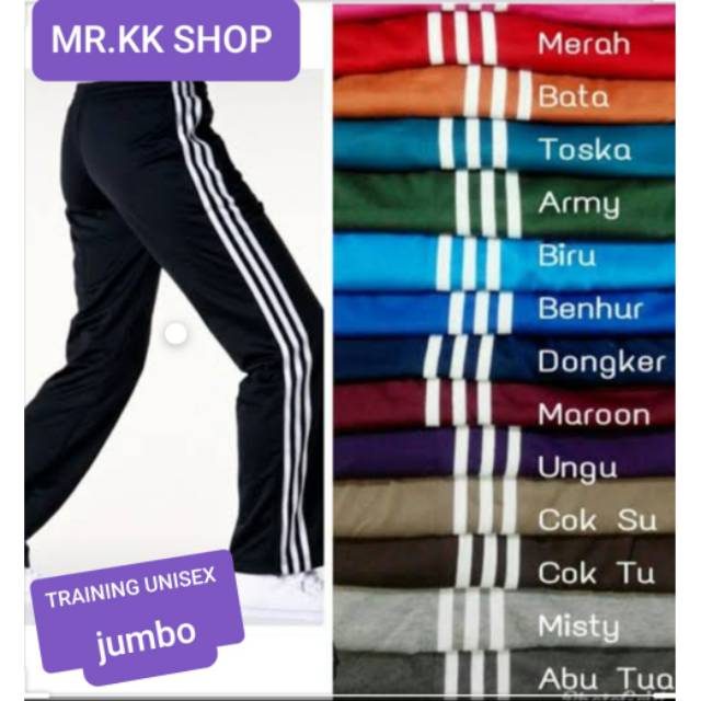 Training size JUMBO unisex termurah