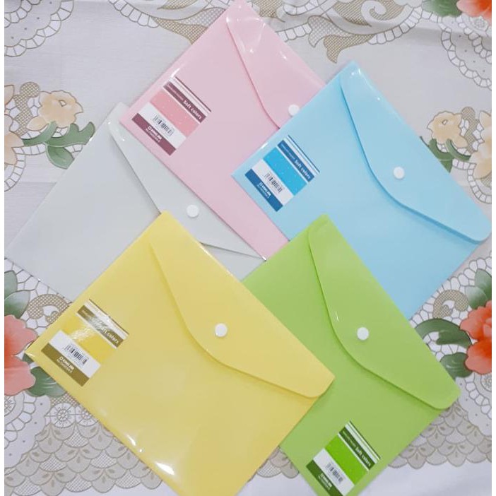 

Map Plastik Kancing A5 734SCGA-E Soft Color King Jim