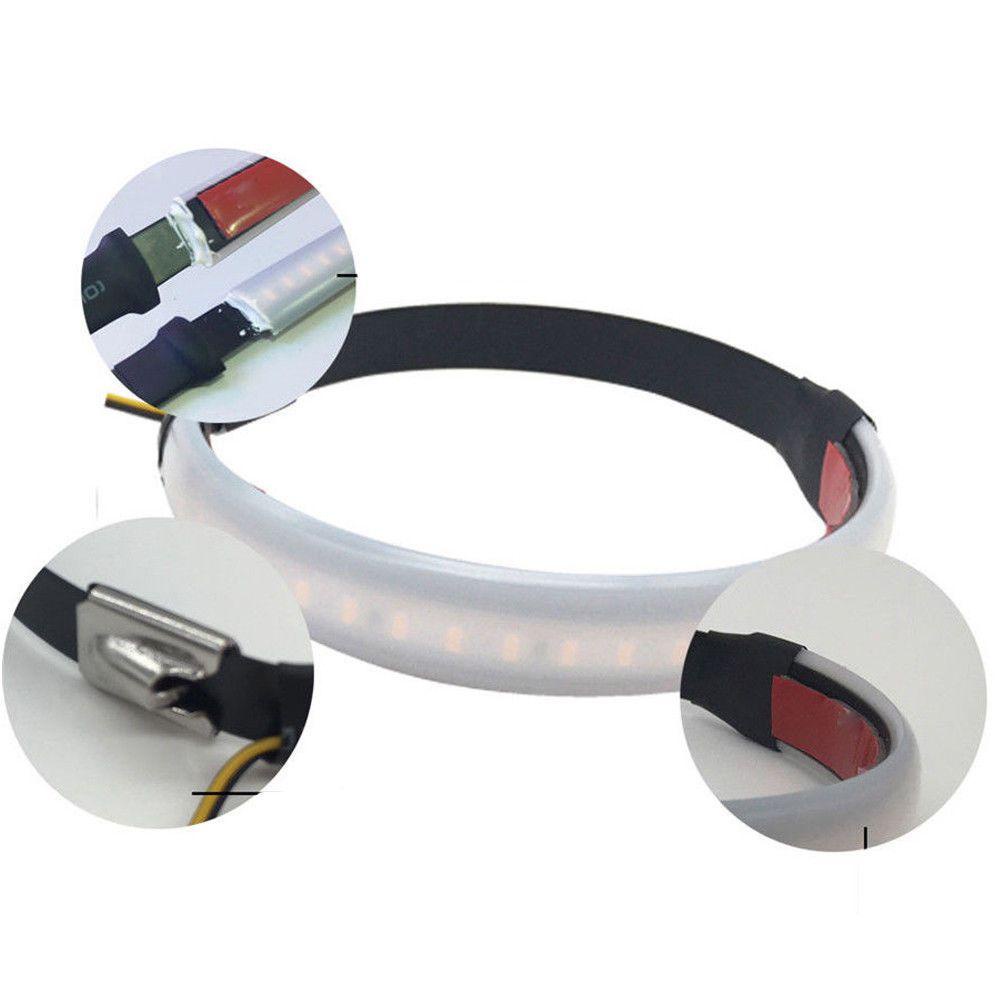 Populer Motor SMD LED Strip Flexible Ring Indikator Merah/Biru/Kuning/Putih