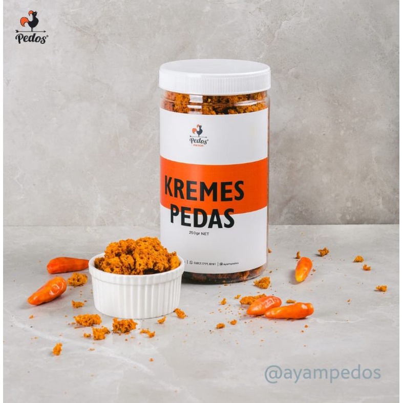 

Kremes Pedas 250gr | Kremesan Ayam | Kremes Ayam Pedos