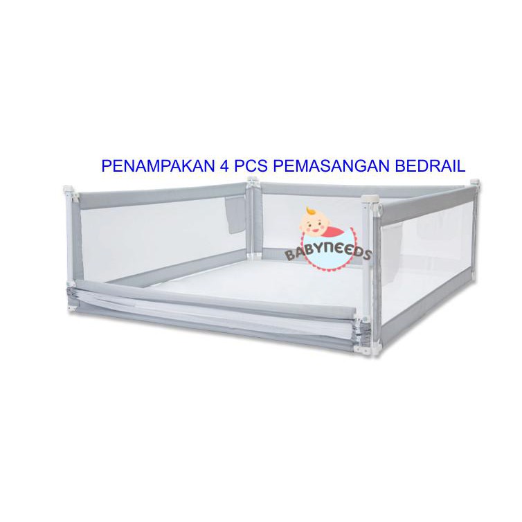 80 cm Sliding Bedrail Pengaman kasur bayi / bed rail murah /pagar kasur bayi