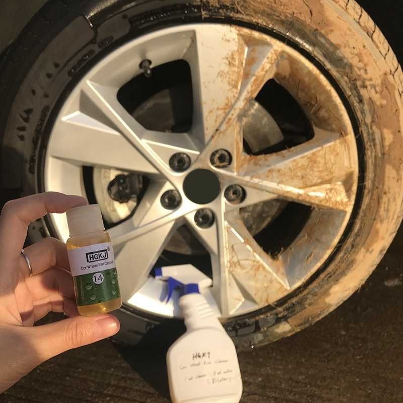 Terlariss !! HGKJ Cairan Pembersih Velg Mobil Car Wheel Rim Cleaner 20ml - HGKJ-14