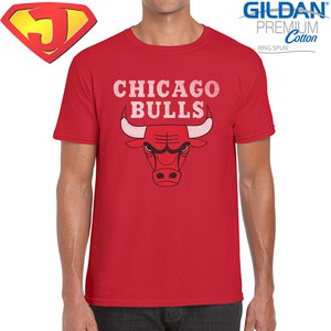 Kaos Basket NBA - Chicago Bulls - Original Gildan Premium Cotton