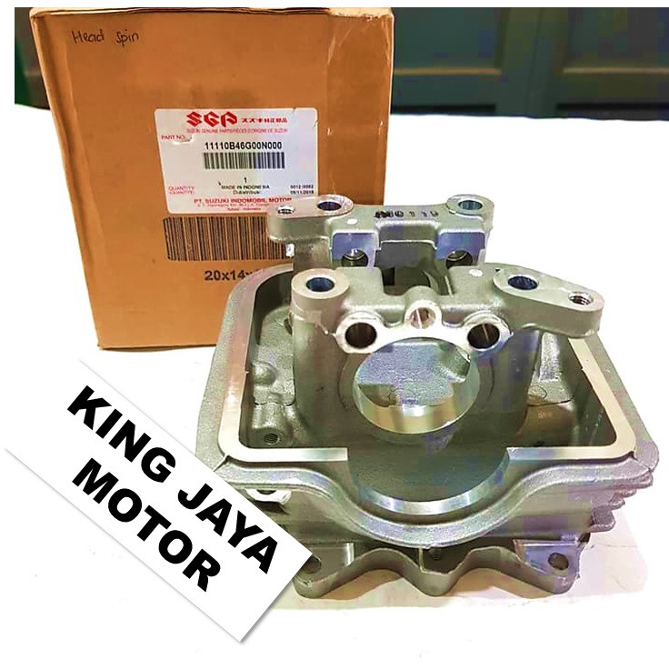 Block Blok Cylinder Head Spin 11110B46G00N000 Original Suzuki