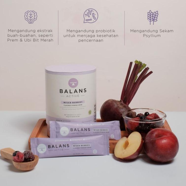 

PALING BAGUS BALANS ACTIVE/ RECHARGE/ LITE SERAT FIBER DRINK PER SACHET ♗ 865