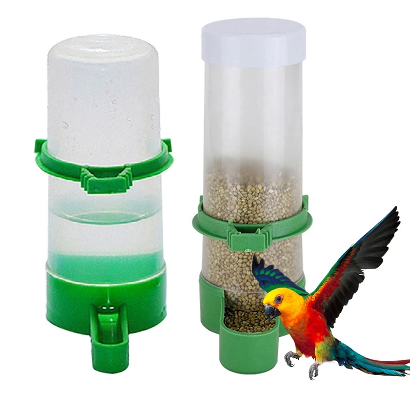 {LUCKID}6pc Bird Water Drinker Feeder Automatic Drinking Fountain Pet Drinking Cup Bowls