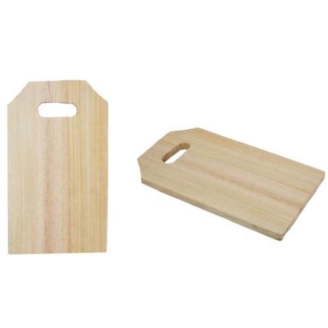 Talenan Kayu Pinus Ukuran 27 cm / Chopping Board Talenan Kayu Serbaguna Media Lukis Ukir / Souvenir Talenan Kayu Pinus Ukuran Besar Paling Murah