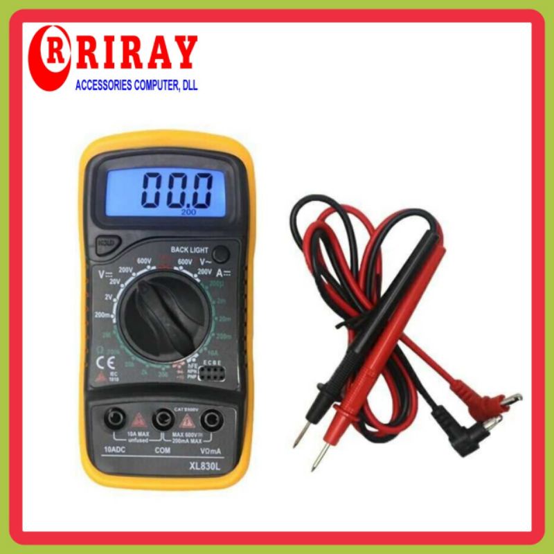 Digital Multimeter mini AC/DC Voltage Tester - XL830L