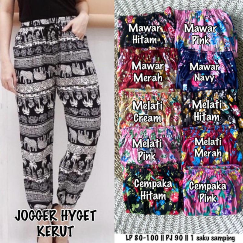 Fashion Muslim Celana LEGGING HYGET motif celamis wanita