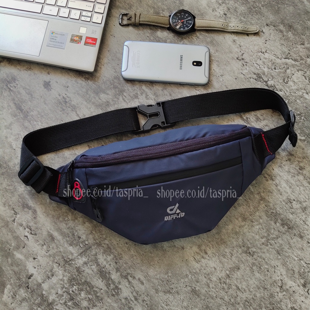 Tas Selempang Pria Anti Air Tas Slempang Waistbag Waterproof Terbaru